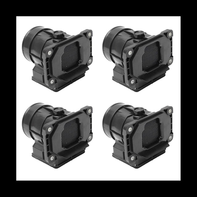 4X AFS Sensor Mass Air Flow Meter Sensor for Pinin Montero IO EX MD343605,4 x flow meter,black
