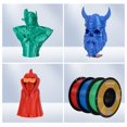 thumbnail image 3 of Filamento para impresora 3D Kingroon PLA de 1,75 mm, 10 kg, diez colores, 3 of 9