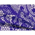 thumbnail image 5 of oneOone Rayon Dark Purple Fabric Lace Floral Sewing Craft Projects Fabric Prints By Yard 56 Inch Wide, 5 of 5