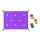 thumbnail image 1 of Kit de 7 piezas de lona con agujeros para actividades de ejercicio y juego de formación de equipos para jugar a la pelota Púrpura, 1 of 9