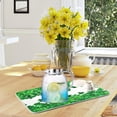 thumbnail image 6 of GZHJMY Shamrock Leaves St. Patrick's Day Absorbent Dish Drying Mat Microfiber Kitchen Countertop Table Protector Multi-Purpose Counter Rack Sink Drainer Pad (16" x 18"), 6 of 6