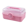 thumbnail image 3 of Estuche de Almacenamiento Portátil Soledad Caja Organizadora Multiusos Rosa, 3 of 10
