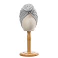 thumbnail image 6 of Headbands for Women Ripped Stretchy Turban Hijab Cap Chemo Daily Head Wrap Bandanas for Women Silver, 6 of 6