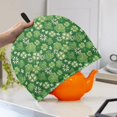 thumbnail image 3 of HELLHERO Four-Leaf Clover Tea Cozies Covers Keep Warm Coffee Pot Cloth Covers Keep Warm Restaurant, 3 of 8