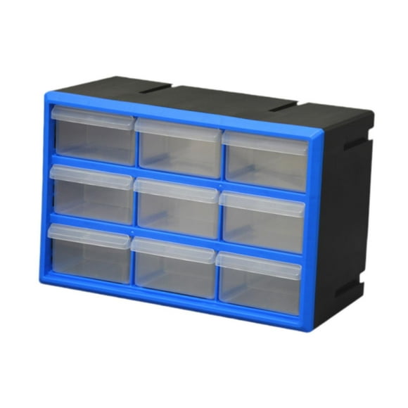 Organizador de cajones para baño, caja de herramientas para tornillos y tuercas 9 cajones