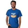 thumbnail image 5 of Funny Food Pun Joke What Up Dog Men's Graphic T Shirt Tees Brisco Brands M, 5 of 6