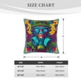 thumbnail image 5 of LNWH Soldier Man Mask Throw Pillow Covers, Square Soft Linen Decorative Pillow Cases, 20"x20", 5 of 8
