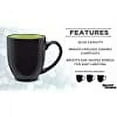 thumbnail image 2 of Bistro Coffee Mugs 16 oz. Set of 10, Bulk Pack - Great for Tea, Cocoa, Diner, Travel mugs - Lime Green, 2 of 5