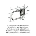 thumbnail image 6 of Amerock Stature Chrome Single Post Toilet Paper Holder, 6 of 8