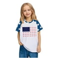 thumbnail image 3 of T-Shirt à Manches Courtes pour Garçons Tout-Petits pour la Fête de l'Indépendance, Mélange Doux Polyester-Spandex, Col Rond, Imprimé Coloré, Tissu Respirant, Porté en Quatre Saisons, 3 of 8