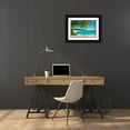 thumbnail image 3 of DeRice, Julie 18x13 Black Ornate Wood Framed with Double Matting Museum Art Print Titled - Palm Cove, 3 of 4