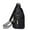Black3, variant on Crossbody Bag for Unisex,Sling Backpack with Colorful Print,Water-Resistant Lightweight with Adjustable Strap,for Daily Commute Travel Shopping