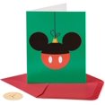 thumbnail image 1 of FFIY Christmas Cards Boxed, Mickey Mouse Holiday Ornament - Glitter Free (20-Count), 1 of 7