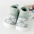 thumbnail image 4 of Bjutir Toddler Baby Sock Shoes Non Boys Girls Walking Shoes Sneakers Green 27(2-3 Years), 4 of 7