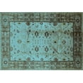 thumbnail image 1 of Ahgly Company Indoor Rectangle Oriental Light Blue Industrial Area Rugs, 2' x 4', 1 of 4