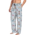 thumbnail image 6 of Sikiie Cute Snowflake Dachshund Pajama Pants Men, PJ Bottoms, Sleep & Lounge Pants-Medium, 6 of 6