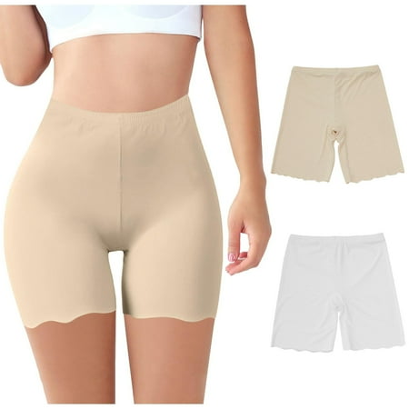 Yuwull Women Seamless Shaping Boyshorts PAntises Slip Shorts for Under Dresses TummysControl Shapewear Shorts Underwea