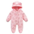 thumbnail image 4 of Zszcpp Casual Rompers For Toddler Girl Snowsuit Coat Bear Style Long Sleeve Fleece Warm Going Out Cool Children Bodysuits, 4 of 4