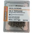 thumbnail image 2 of 100 Pack #10 3-1/2" High Performance Tan Deck Screws, 2 of 2