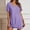 #538-Purple, variant on TaTaai Women's V-Neck Short Sleeve Beach Cover Up Dress with Relaxed Fit, Solid Color, and Versatile Swimsuit Cover Up Style Gift