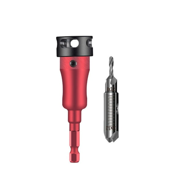 Aluminum Alloy Adjustable Depth Drill Bit Set: for Metal & Wood Drilling Tools