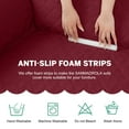 thumbnail image 6 of Sanmadrola Sectional Couch Covers Waterproof L Shape Sofa Cover Reversible Slipcover Chaise Lounge Cover Furniture Protector Cover for Pets Dog Cat Kids, Wine Red, X-Large, 6 of 10