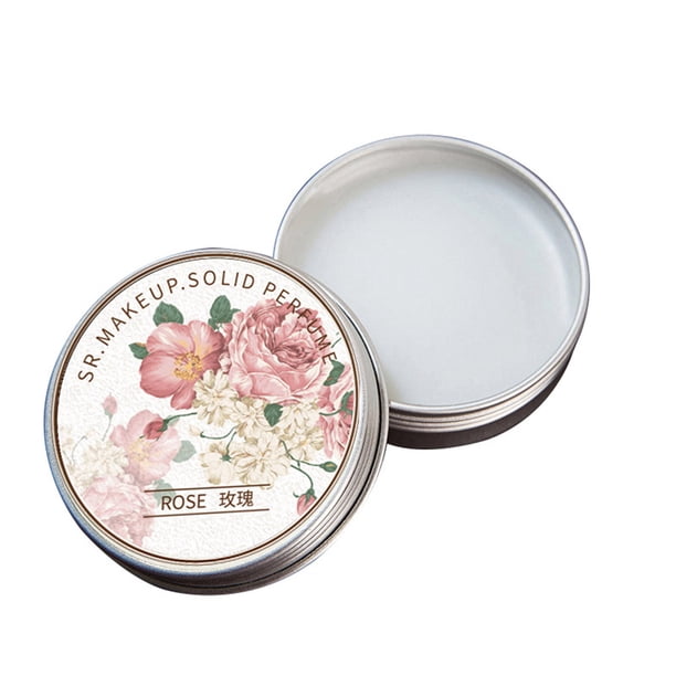 Bálsamo Bálsamo Bálsamo de bolsillo portátil, desodorante suave de larga duración, perfume sólido (rosa)