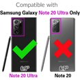 thumbnail image 4 of Phone Case for Samsung Galaxy Note 20 Ultra 5G Wallet Cover with Screen Protector and Wrist Strap RFID Card Holder Ring Stand Note20 Plus Notes 20Ultra Note20+ U + 20+ Twenty Not S20 Women Men Brown, 4 of 7