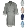 thumbnail image 4 of SPRING PARK Maternity Dress Pregnant Women Lace Trim Nightgown 3/4 Sleeve Sleepwear, 4 of 8
