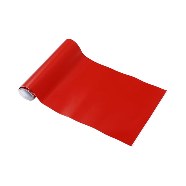 Película de Envoltura de Automóvil Unique Bargains Cubierta de Vinilo Exterior Interior Protectora 0.5 ft x 59.84 pulgadas 1 Pc Rojo Mate
