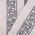 thumbnail image 4 of Superior Athens 8-Piece Cotton Greek Scroll Towel Set, Ivory-Gray, 4 of 9