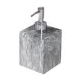 thumbnail image 3 of Dispensador de jabón Macarena Textura de mármol 400 ml Cabeza plateada gris, 3 of 8