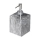 thumbnail image 3 of Dispensador de jabón Macarena Textura de mármol 400 ml Cabeza plateada gris, 3 of 8