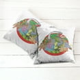 thumbnail image 2 of Ambesonne Colorful Throw Pillow Cover 2 Pack, Tropical Plants Leaves, 20", Multicolor, 2 of 6