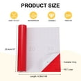 thumbnail image 2 of Vinilo Permanente Rojo Uxcell, Rollos de Vinilo Adhesivo de 10 Pulgadas x 14 pies para Corte de Calcomanías, Señales, Álbumes de Recortes, Manualidades DIY, Decoración del Hogar, 2 of 6