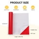 thumbnail image 2 of Vinilo Permanente Rojo Uxcell, Rollos de Vinilo Adhesivo de 10 Pulgadas x 14 pies para Corte de Calcomanías, Señales, Álbumes de Recortes, Manualidades DIY, Decoración del Hogar, 2 of 6