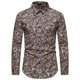 thumbnail image 1 of Mens Top Slim Fit Casual Button Long Sleeves Office Breathable Soft Shirts, 1 of 8