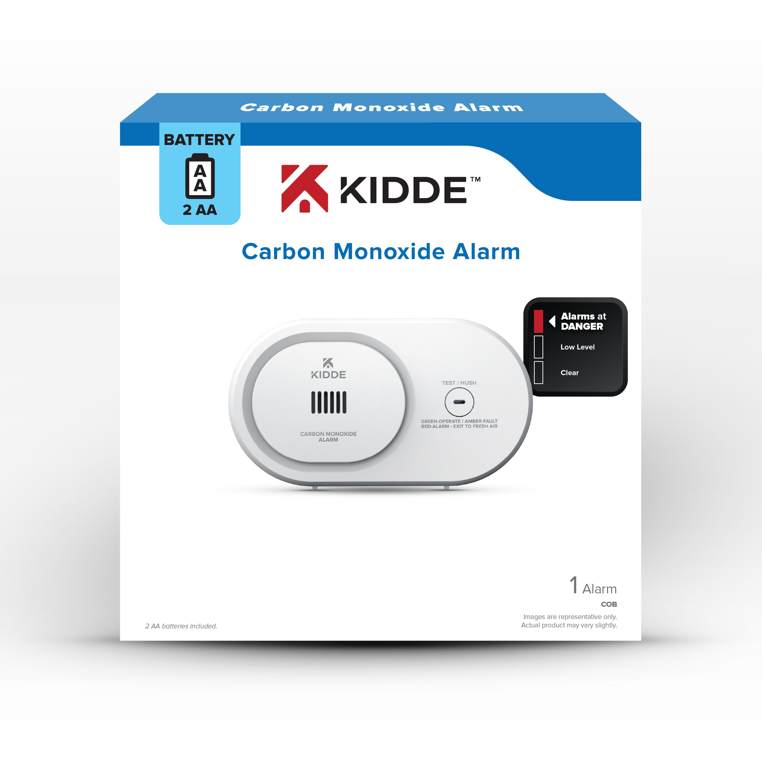 Kidde COB Carbon Monoxide Alarm, Battery-Powered photo 2