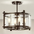 thumbnail image 5 of JONATHAN Y Hampdon 15" Iron/Glass Modern Drum LED Flush Mount, Oil Rubbed Bronze, JYL6700A, 5 of 10