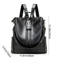 thumbnail image 6 of JoyMoreHome PU Leather Backpack Purse for Women: Fashion Ladies Convertible Backpack for Travel, 6 of 9