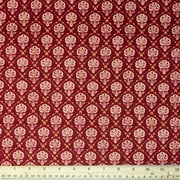 Waverly Inspirations 54" 100% Cotton Printed Sewing & Craft Fabric By the Yard, Red