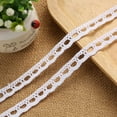 thumbnail image 7 of 10 Yards Cotton Lace Trim Vintage Ribbon Crochet Cotton Lace Scalloped Edge for Bridal Wedding Decoration Christmas Package DIY Sewing Craft,width 0.39 in,Style 2, 7 of 7