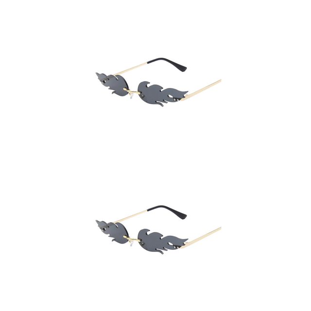 Minnieouse Flame Gafas de sol Novedad Ligero Durable Mano de obra fina Nuevo estilo Diseño único Apariencia exquisita Gafas geniales Tipo 4 tipo 4 2piezas