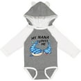 thumbnail image 3 of Inktastic My Nana Loves Me- whale shark Boys or Girls Long Sleeve Baby Bodysuit, 3 of 5