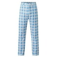 thumbnail image 3 of snowsong Mens Dress Pants Work Pants For Men Men's Casual Plaid Print Pencil Pants Zipper Elastic Waist Pants Trousers Pants For Men Light blue XL, 3 of 7