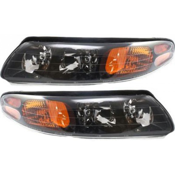 For Pontiac Bonneville 2000-2004 Headlight AssemblyNON-GXP Model Pair Driver and Passenger Side DOT Certified GM2502215   GM2503215