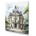 thumbnail image 2 of Designart "Paris Boulevard Haussmann painting I" Cityscapes Wall Art Living Room, 2 of 5