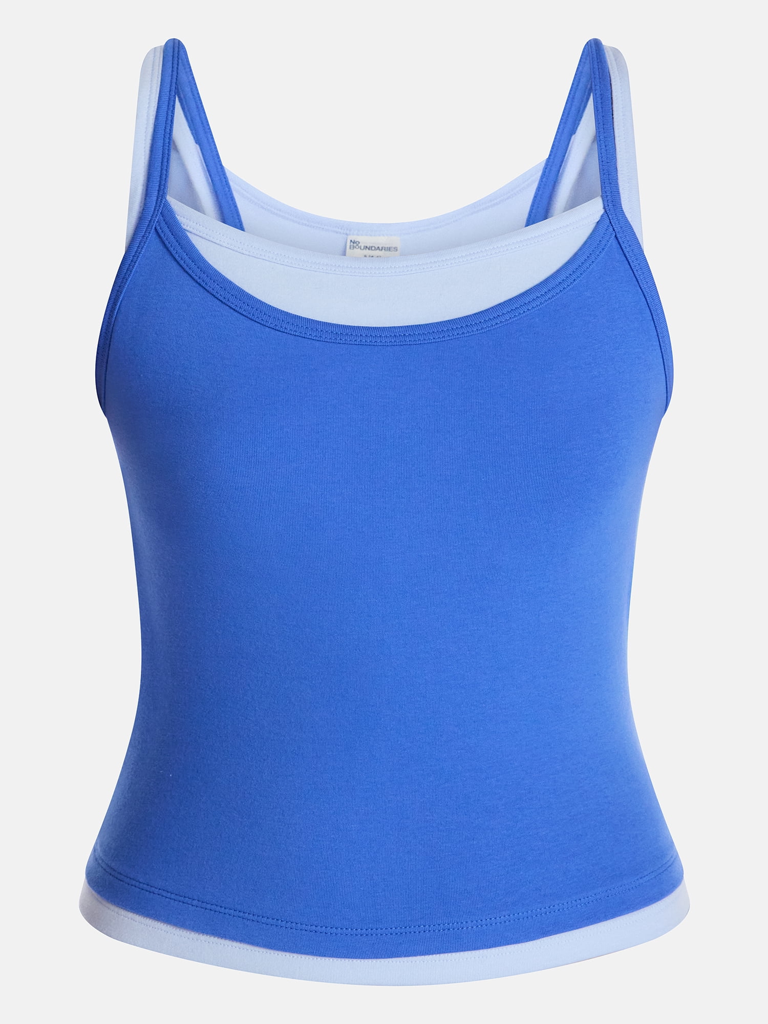 No Boundaries Sleepwear Double Cami, Women's and Women's Plus XXS