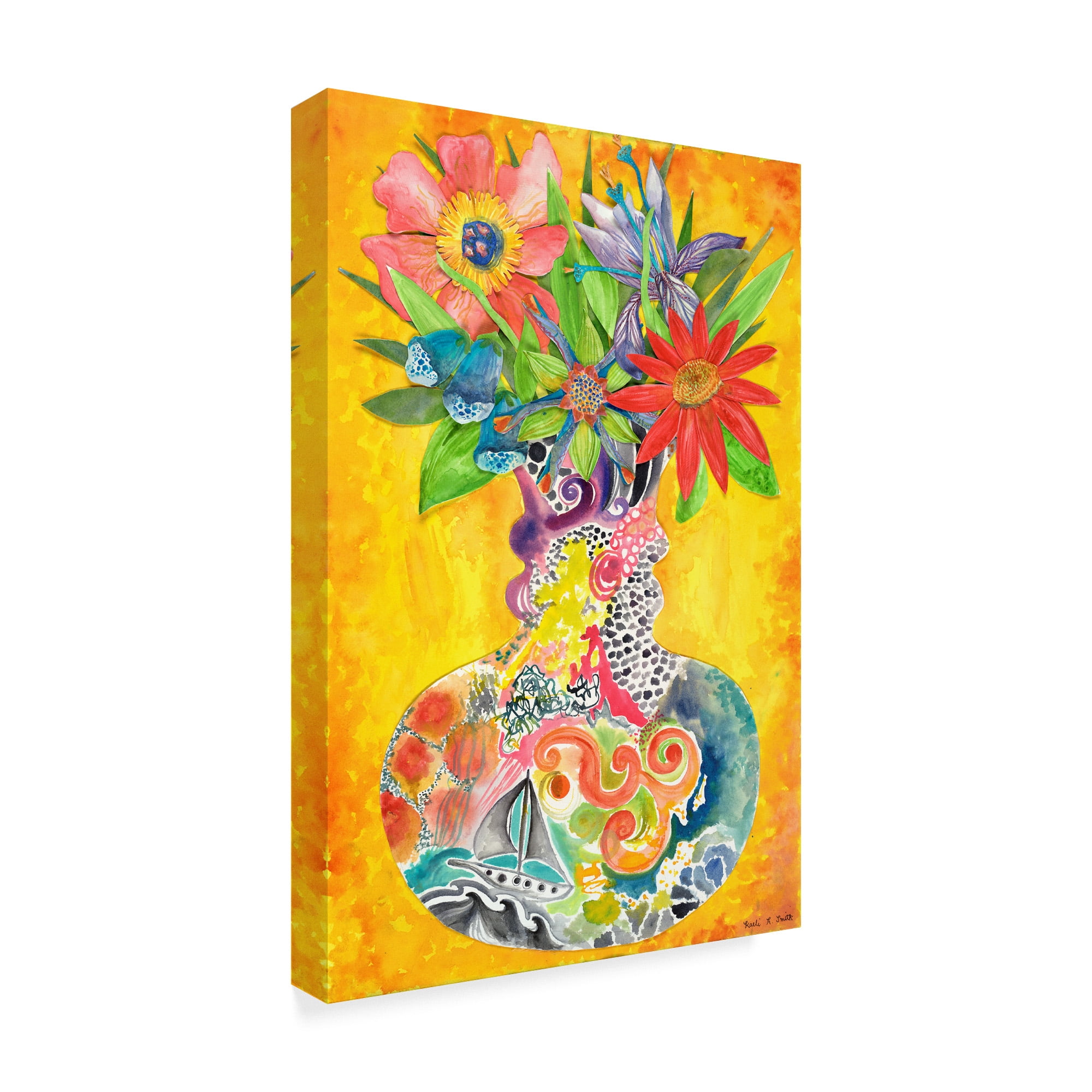 Trademark Fine Art 'Patricia' Canvas Art by Kaeli Smith