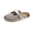 Silver, variant on Women's Woven Mule Sandals, Closed Toe Buckle Slip-On Shoes